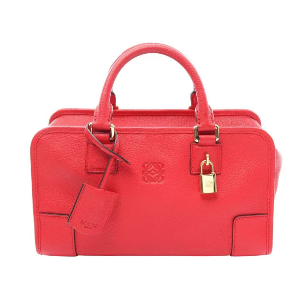 Loewe Amazona Handbag Leather Red